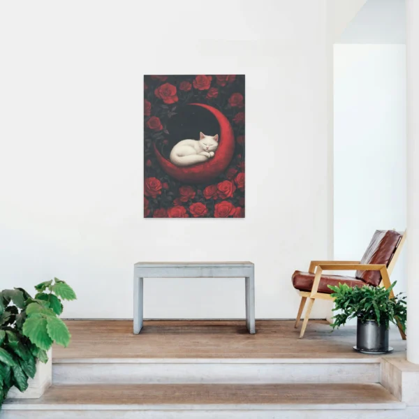 Pack of 6 Cute Cat Aesthetic Wall Posters by iNDLooms - Image 3